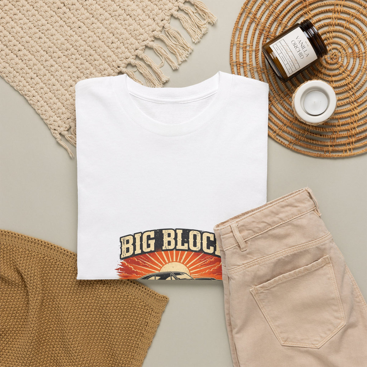 Big Block Sunset Tee