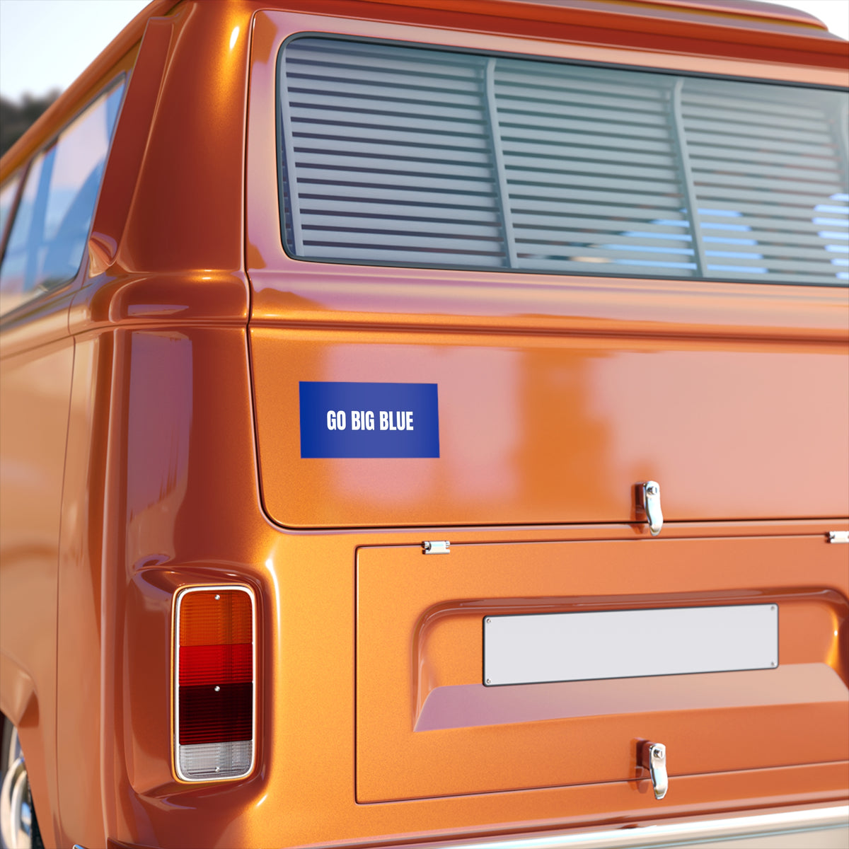GO BIG BLUE Bumper Sticker