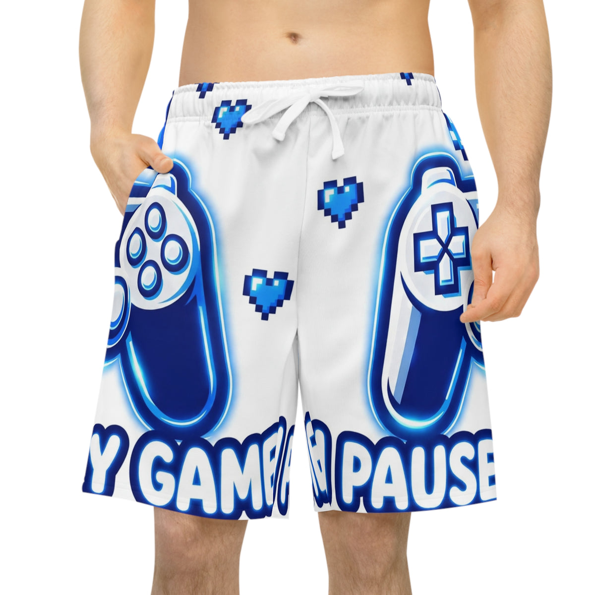 I Paused My Game All-Over Shorts
