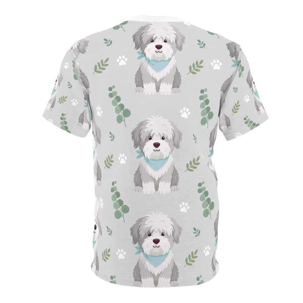 Sheepdog Pattern All-Over Tee