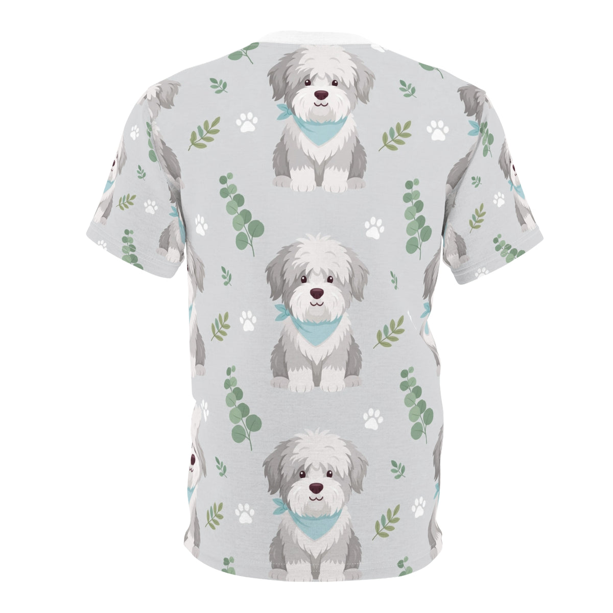 Sheepdog Pattern All-Over Tee