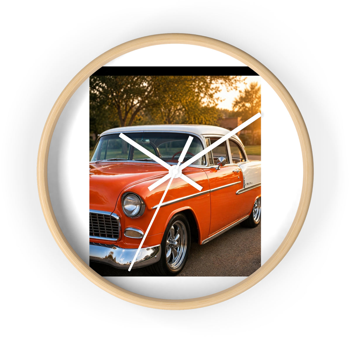 Vintage Red Classic Car Wall Clock | DeMichele Homewares