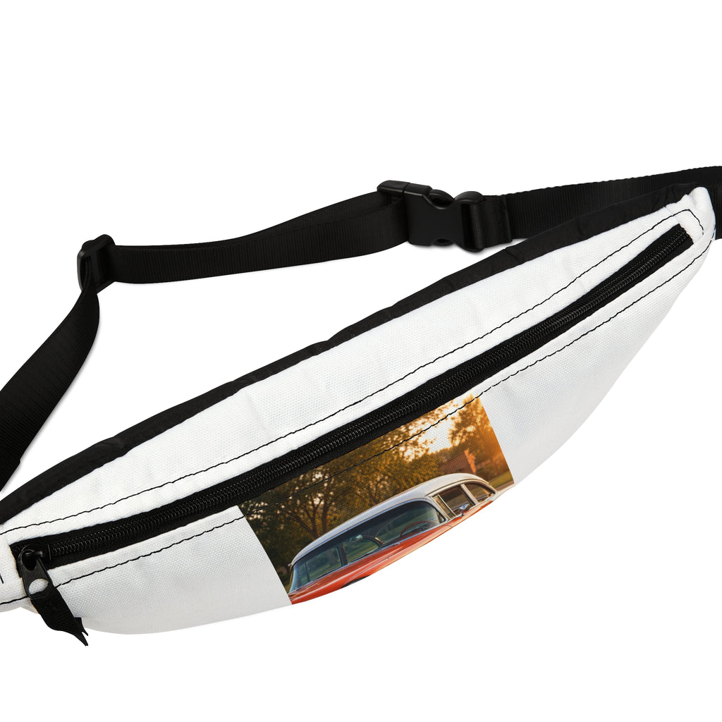 Vintage Orange Car Fanny Pack