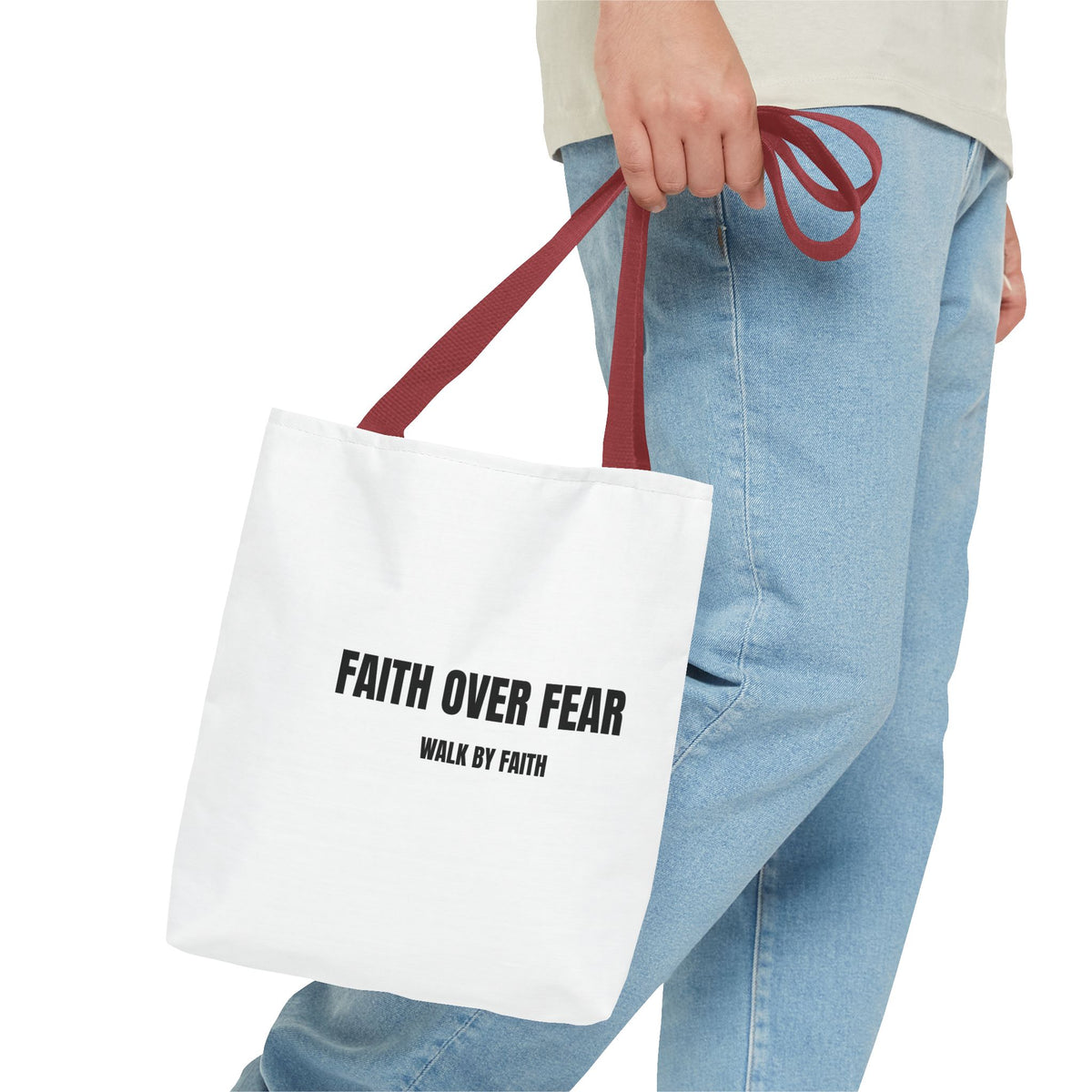 Faith Over Fear Tote Bag
