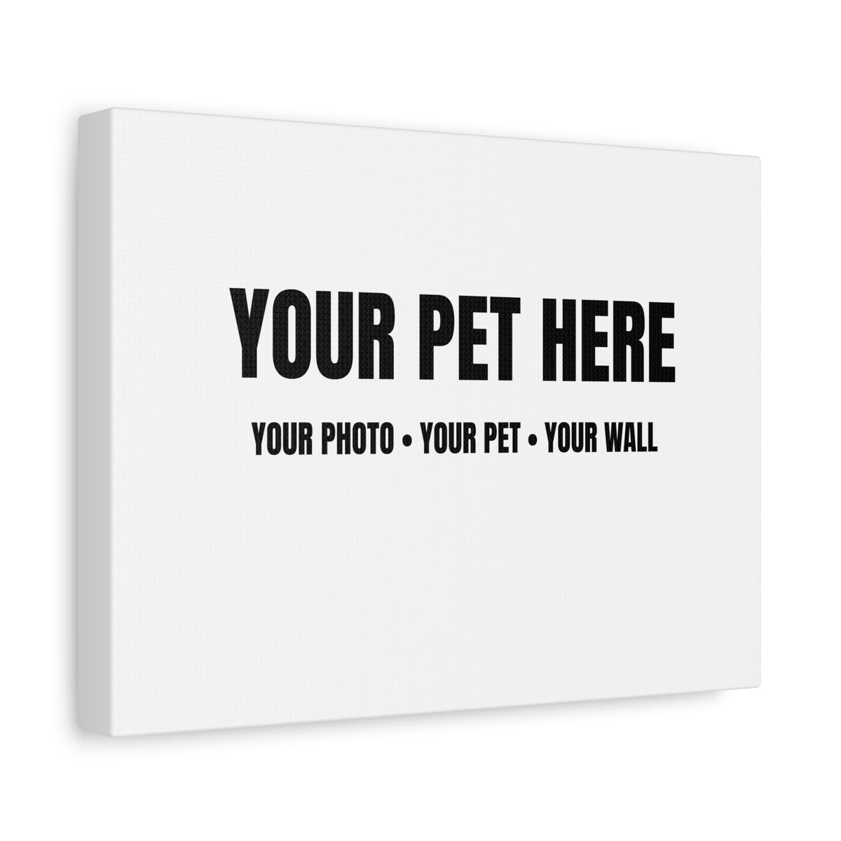 Your Pet Portrait Canvas — Personalized