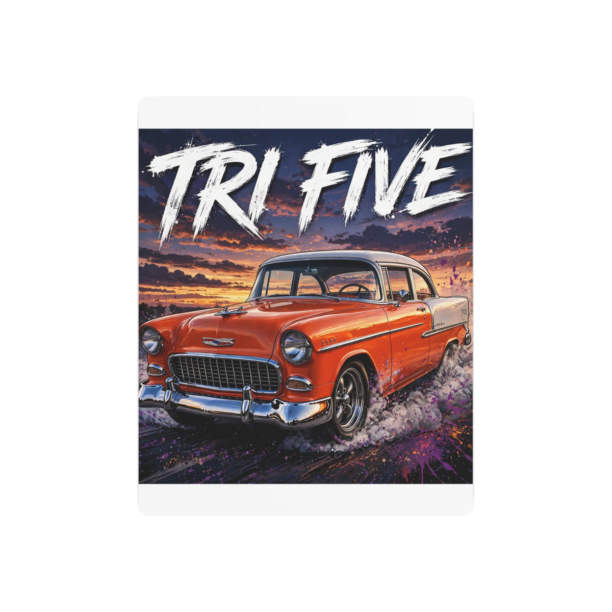 TRI FIVE Metal Sign