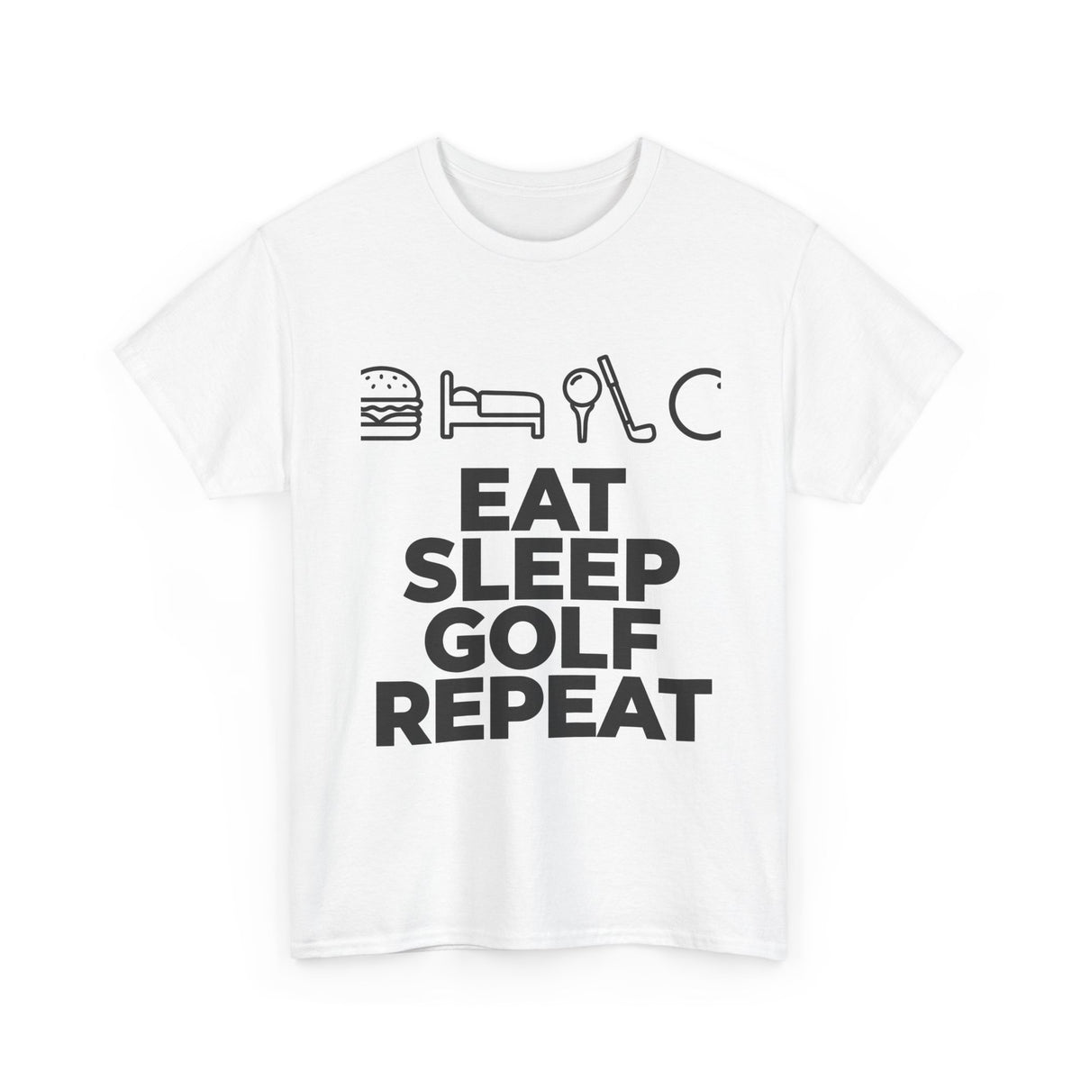 Eat Sleep Golf Repeat Tee