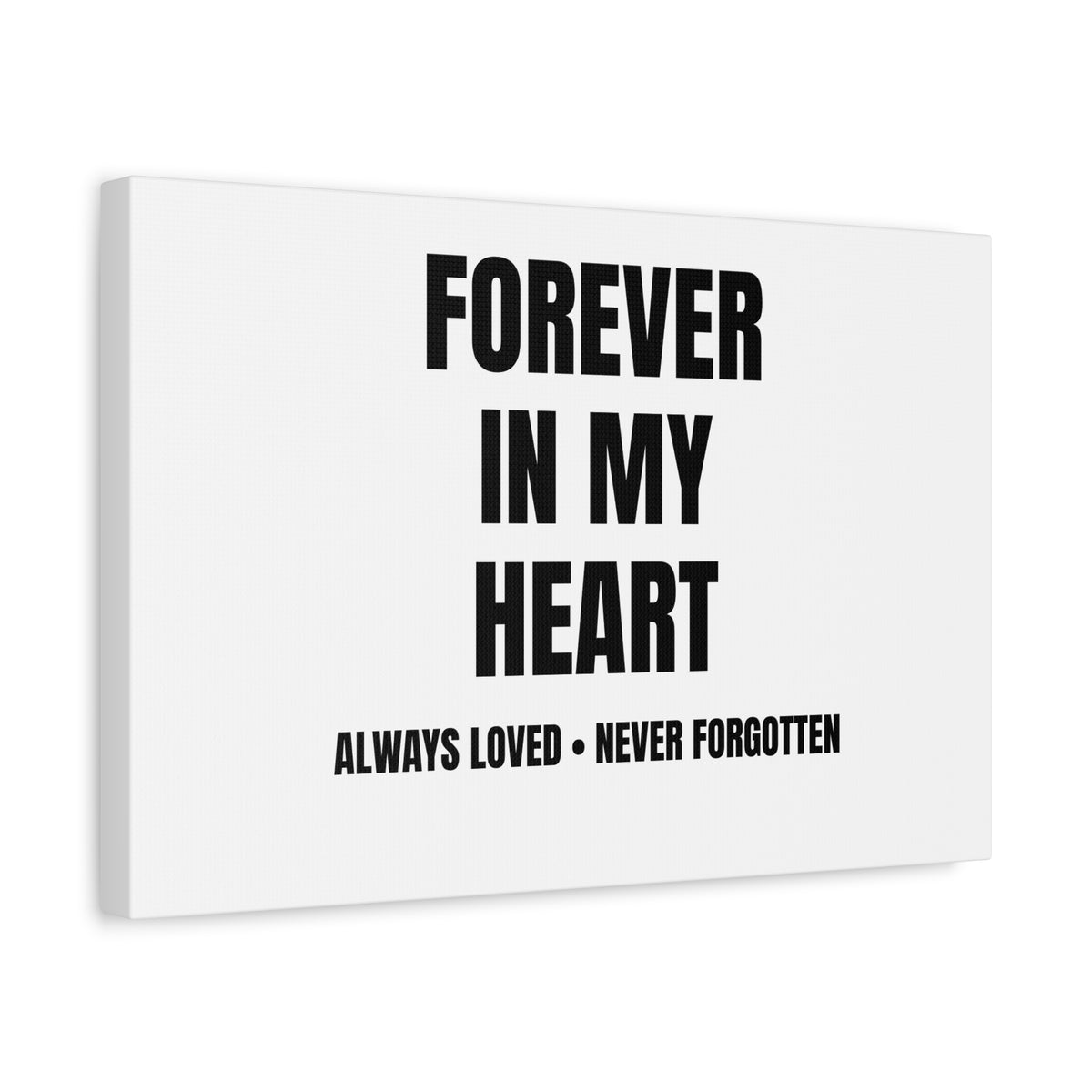 Forever In My Heart Pet Memorial Canvas