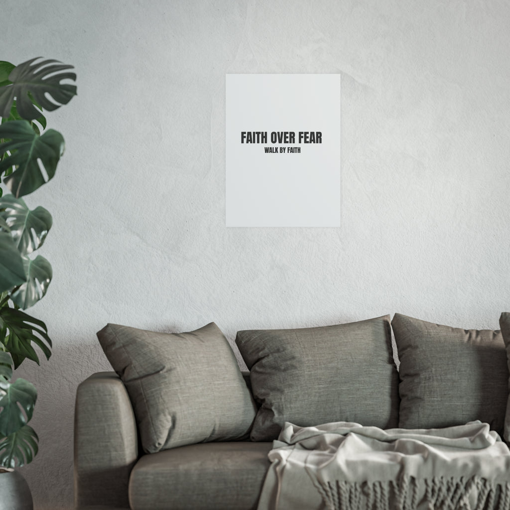 Faith Over Fear Poster