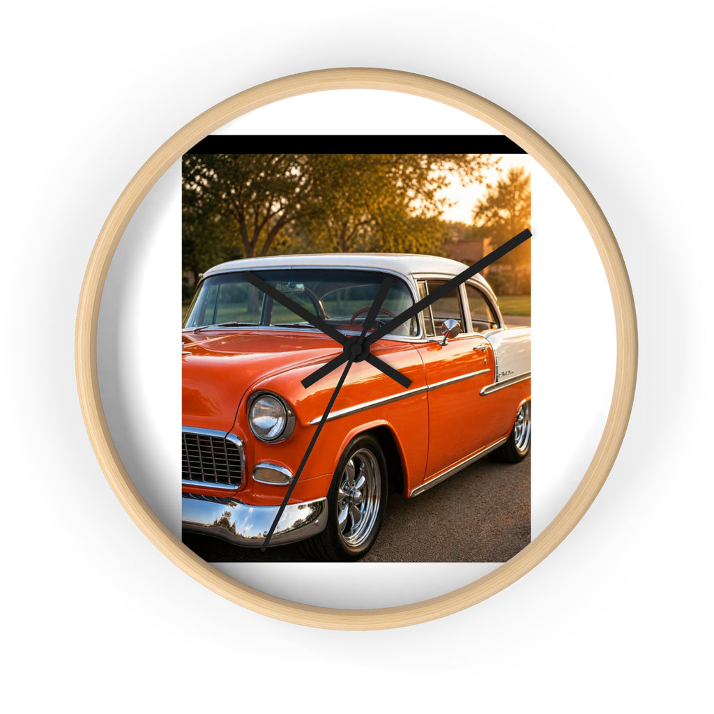 Vintage Red Classic Car Wall Clock | DeMichele Homewares
