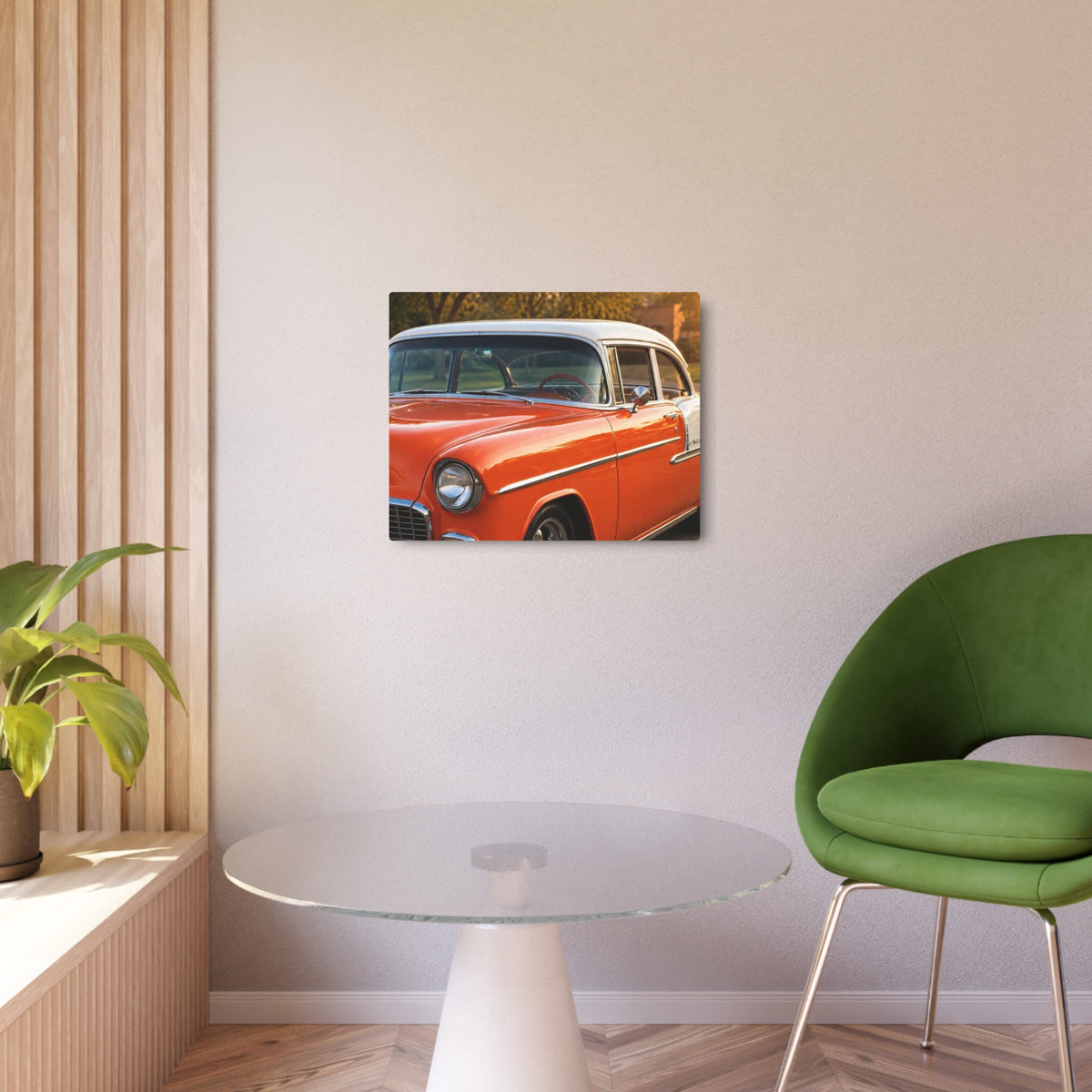 '55 Chevy Metal Sign