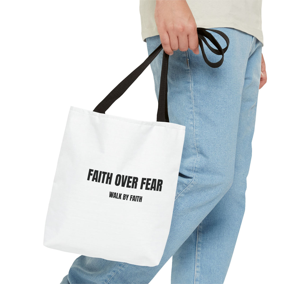 Faith Over Fear Tote Bag