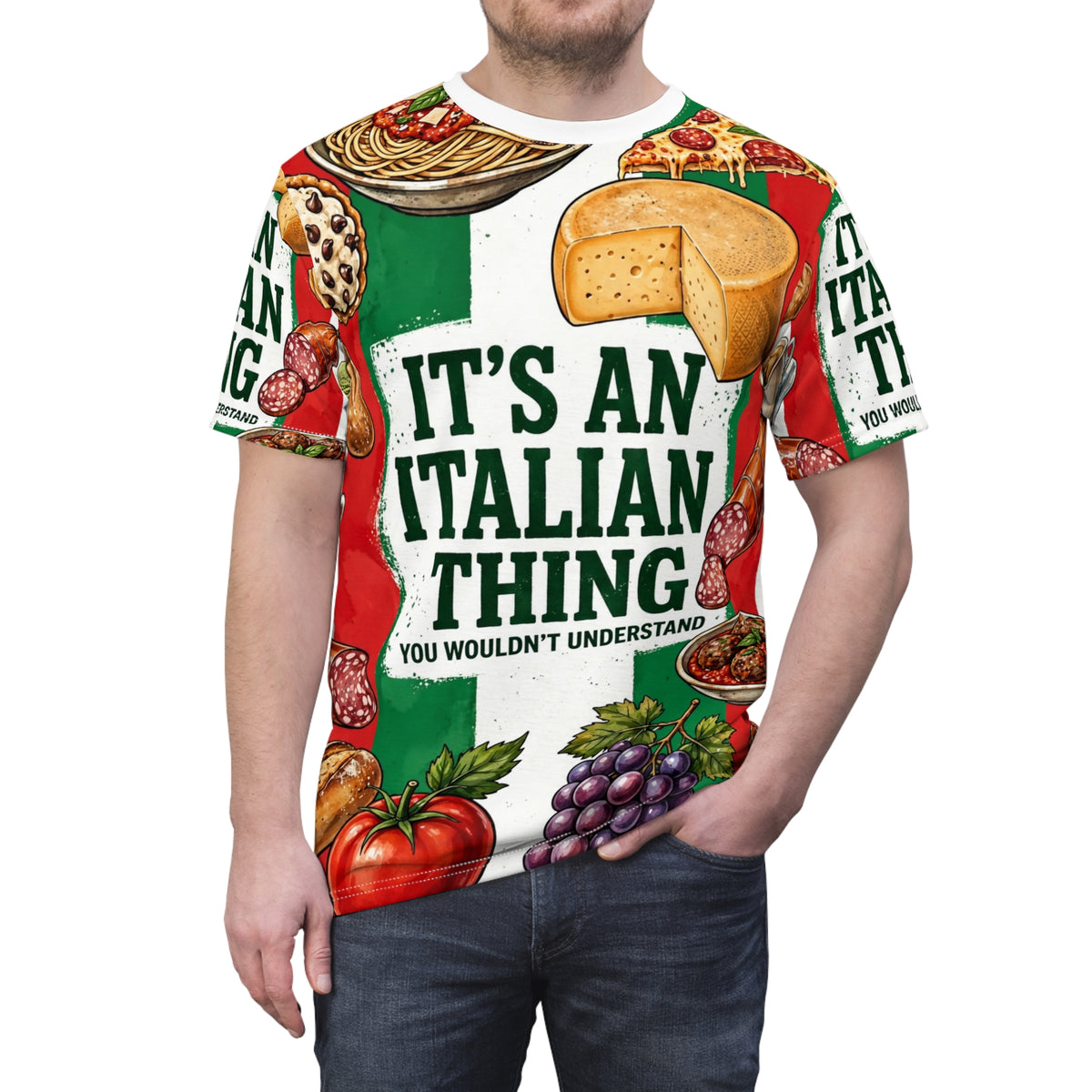 It's An Italian Thing All-Over Tee