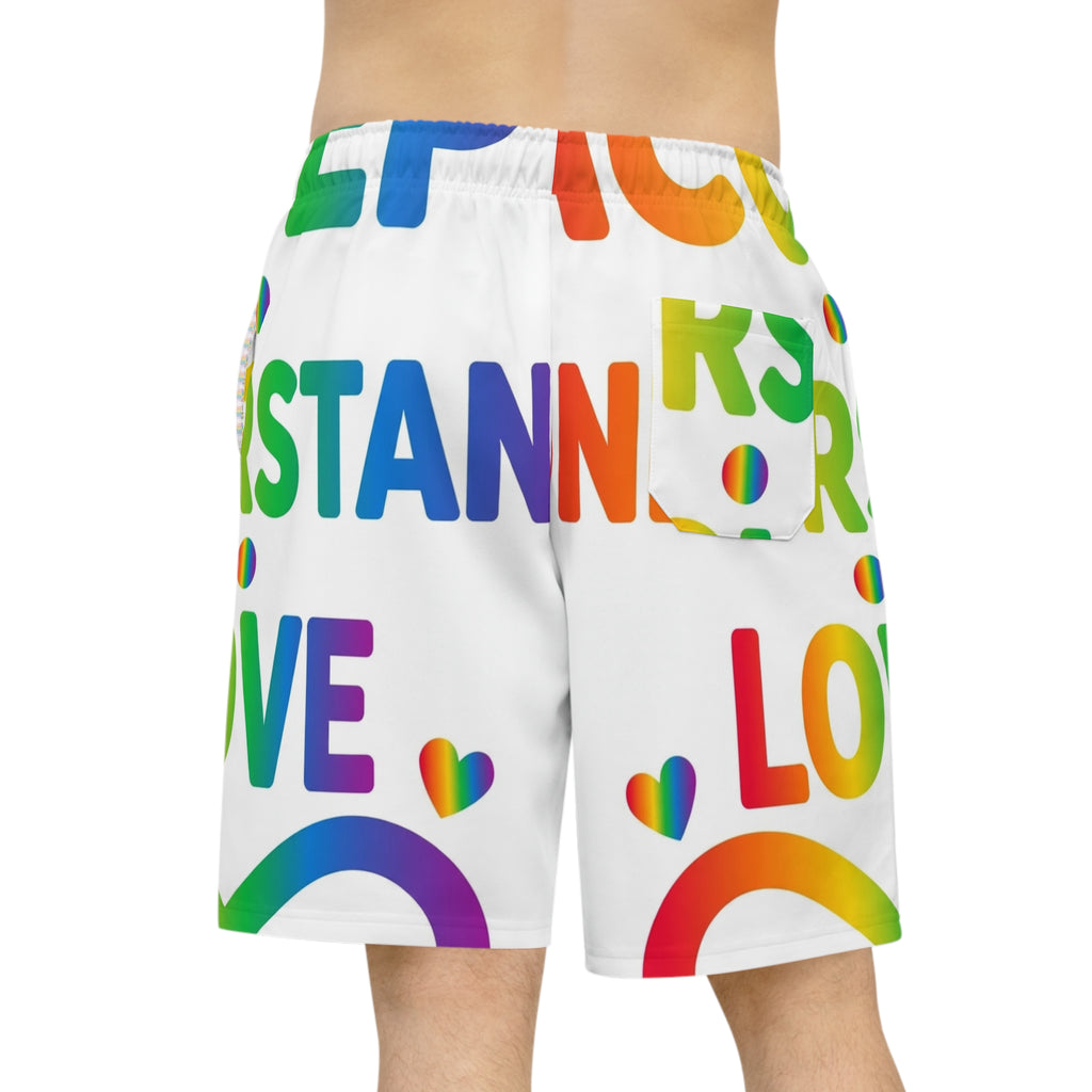 Accept Understand Love All-Over Shorts