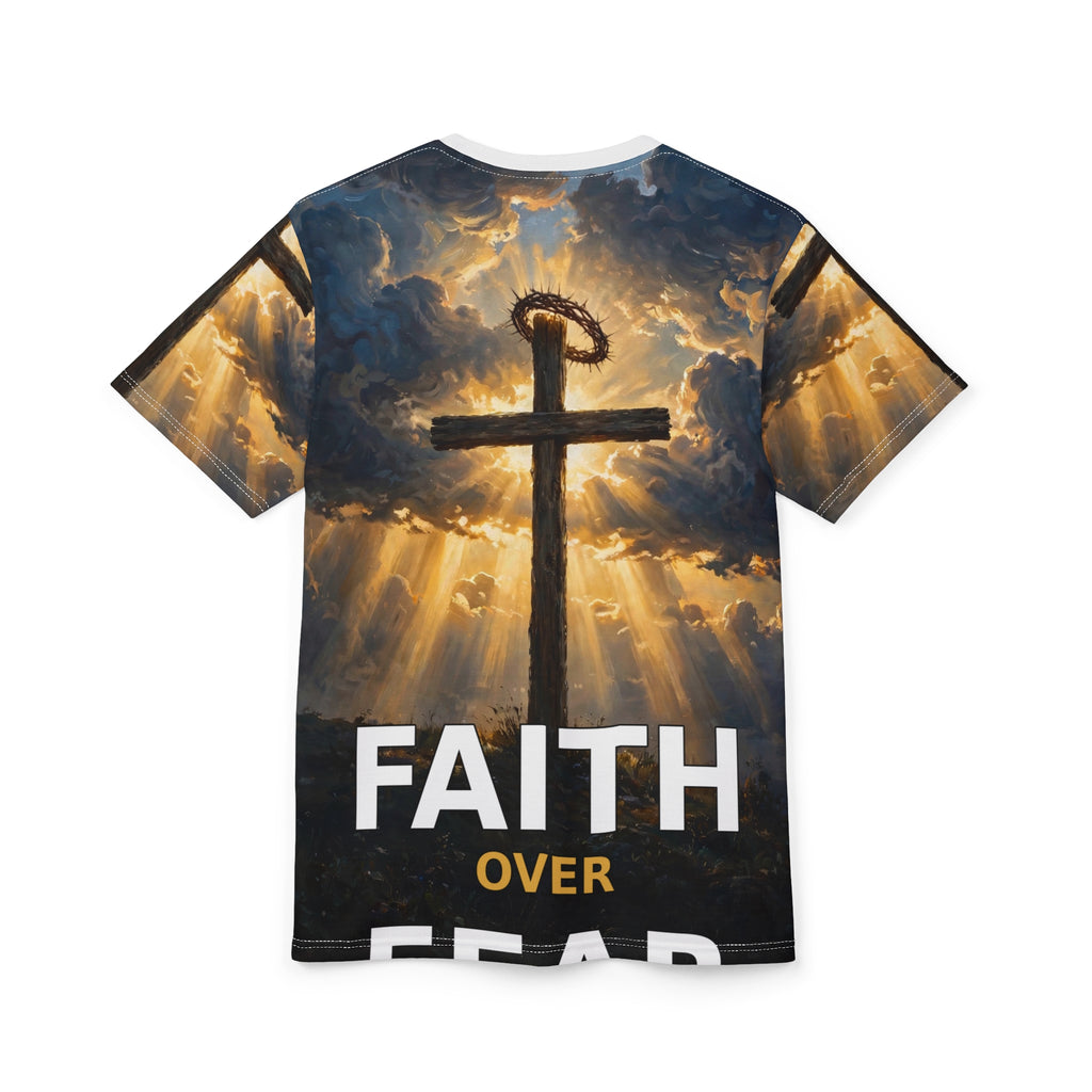 Faith Over Fear — All-Over Print Tee