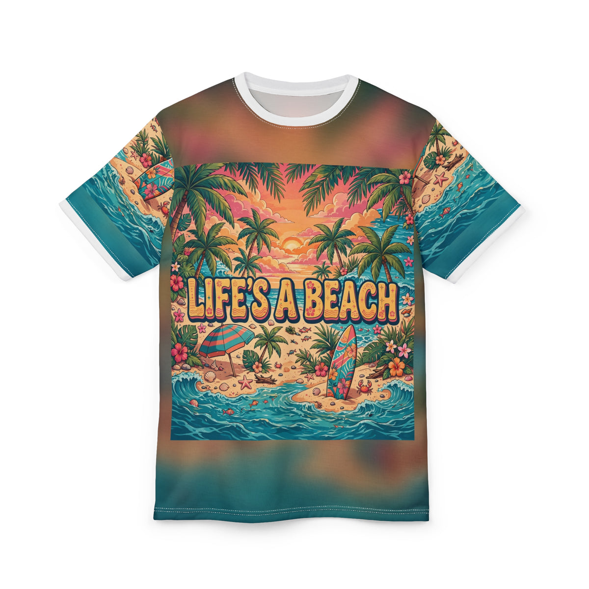 Life's a Beach All-Over Tee