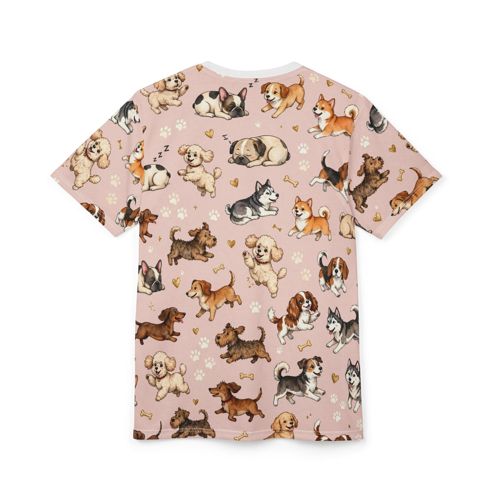 Pink Pups All-Over Tee