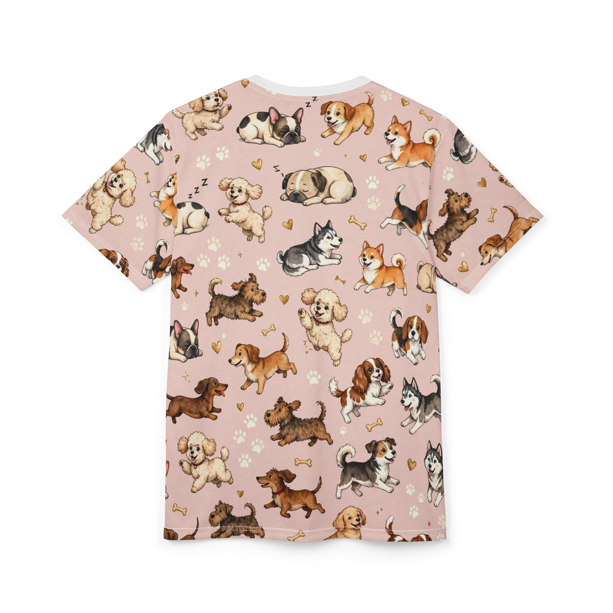 Pink Pups All-Over Tee