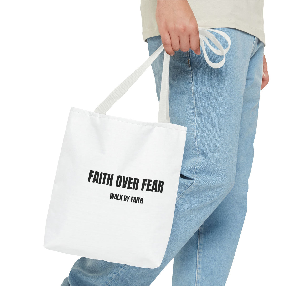 Faith Over Fear Tote Bag