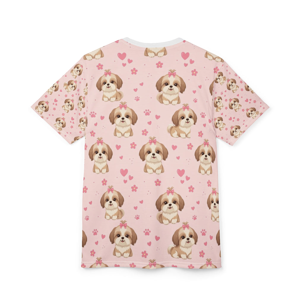 Shih Tzu Pattern All-Over Tee