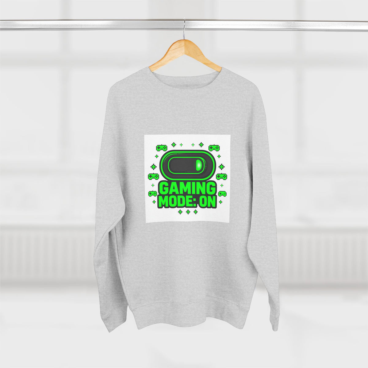Gaming Mode On Crewneck Sweatshirt