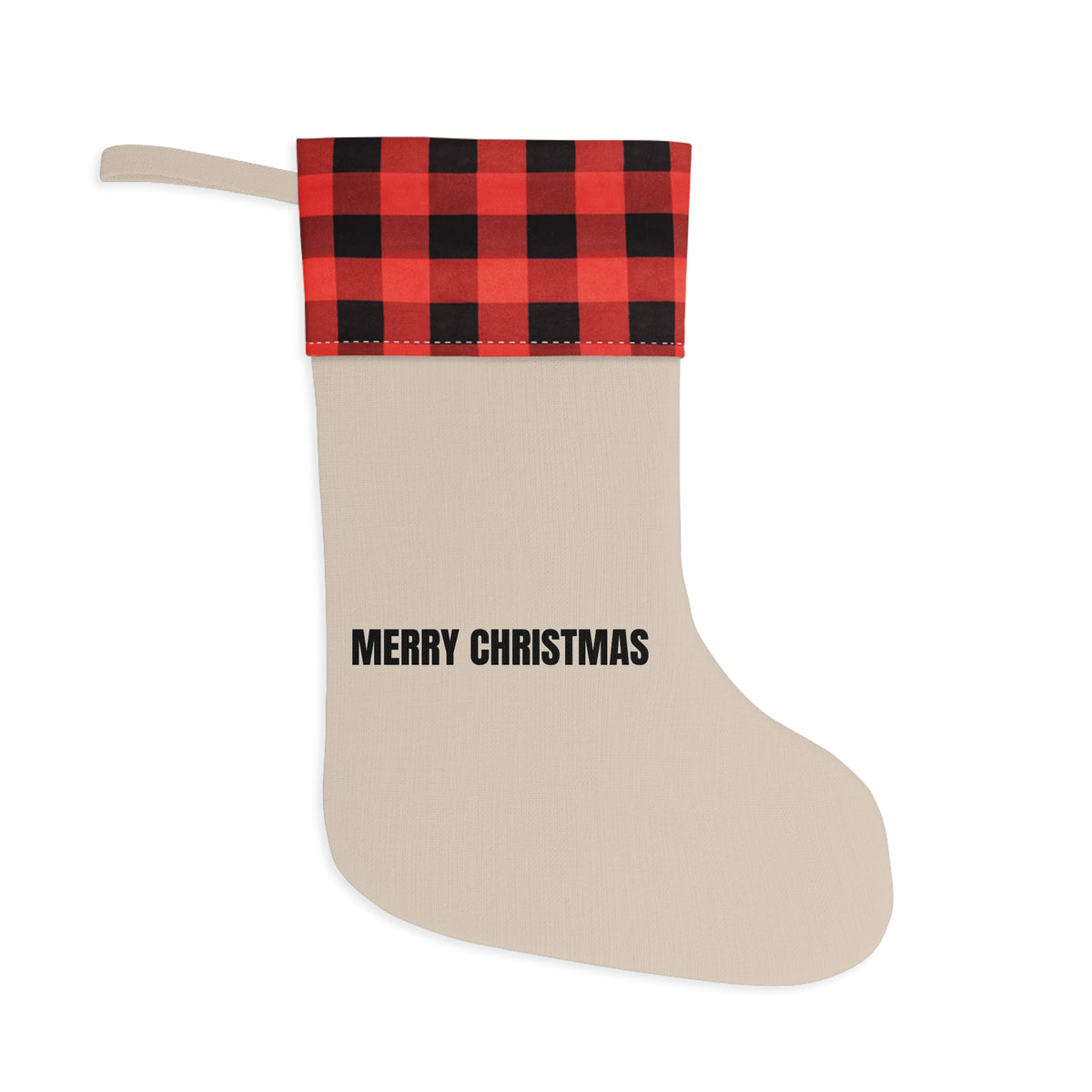 Merry Christmas Stocking — Personalized Family Christmas Stocking