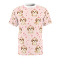 Shih Tzu Pattern All-Over Tee