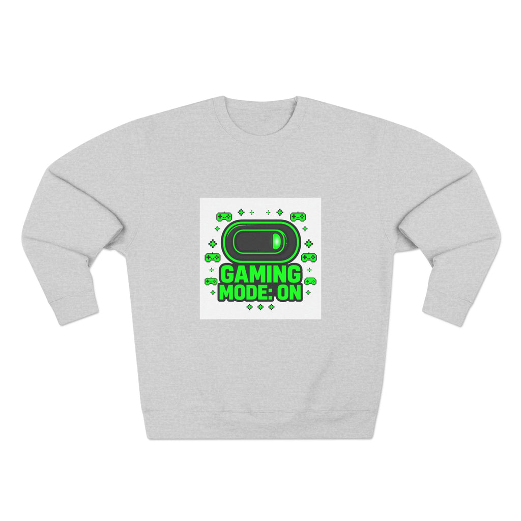 Gaming Mode On Crewneck Sweatshirt