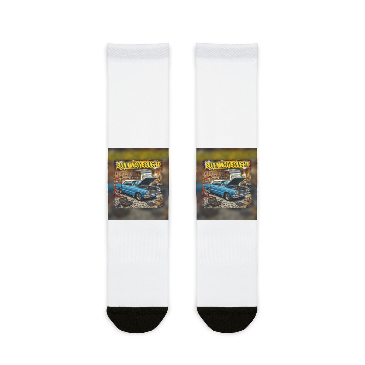 Classic Car Racing Crew Socks