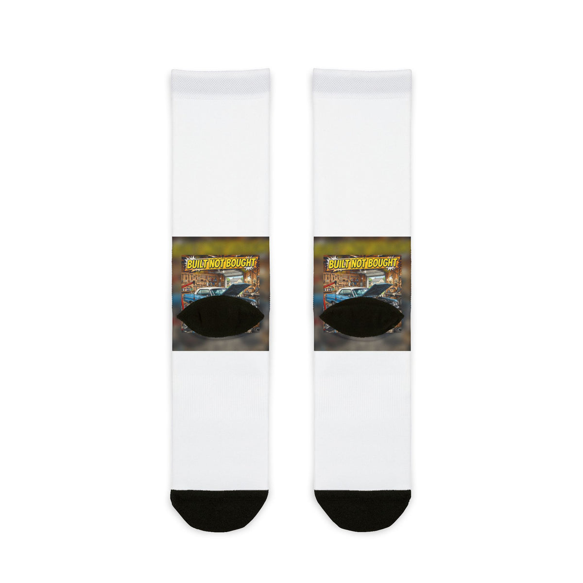 Classic Car Racing Crew Socks