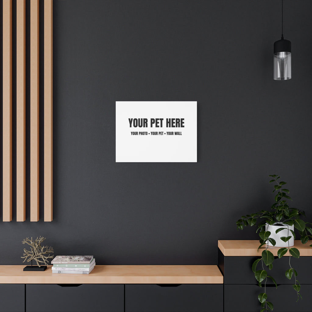 Your Pet Portrait Canvas — Personalized