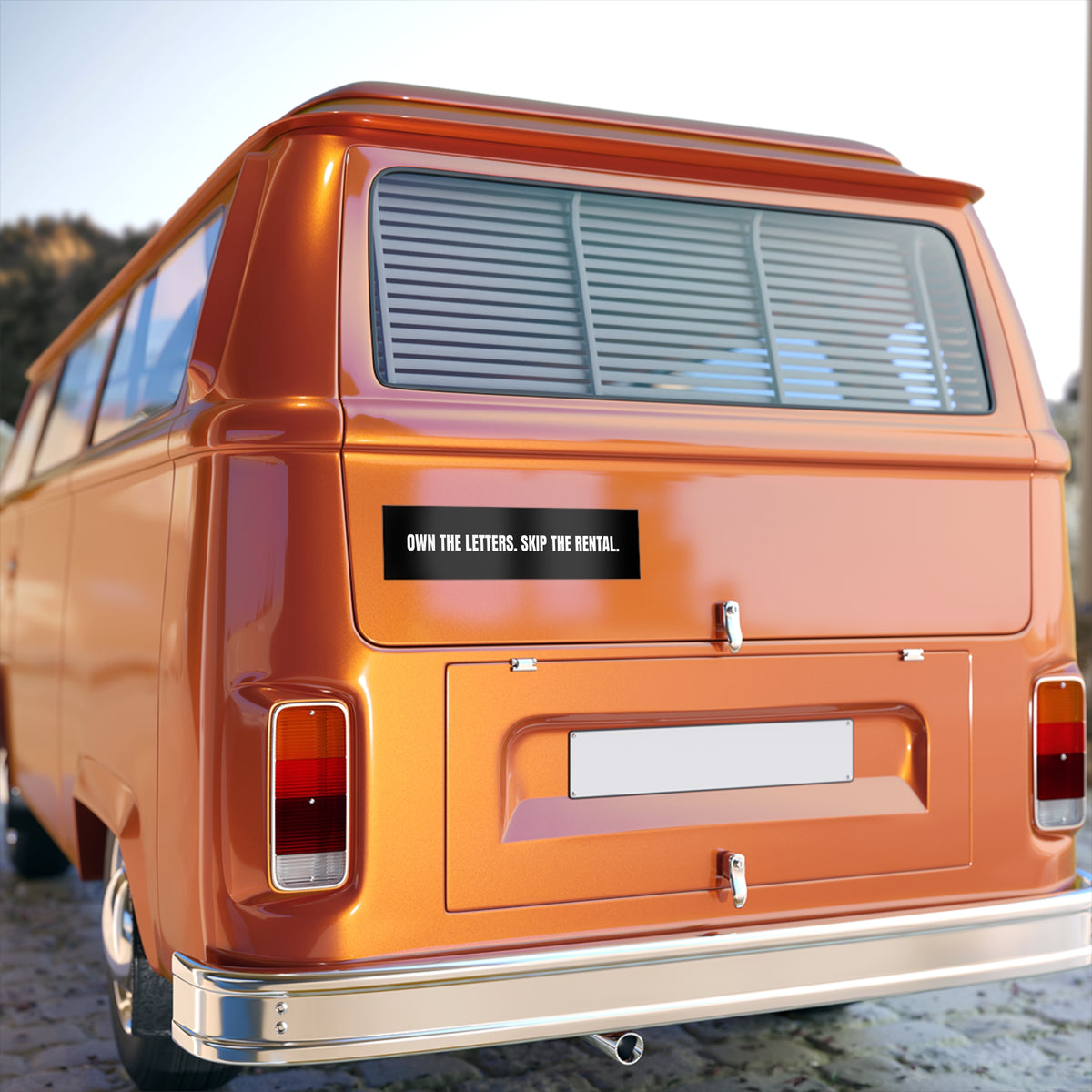 Own The Letters Bumper Sticker