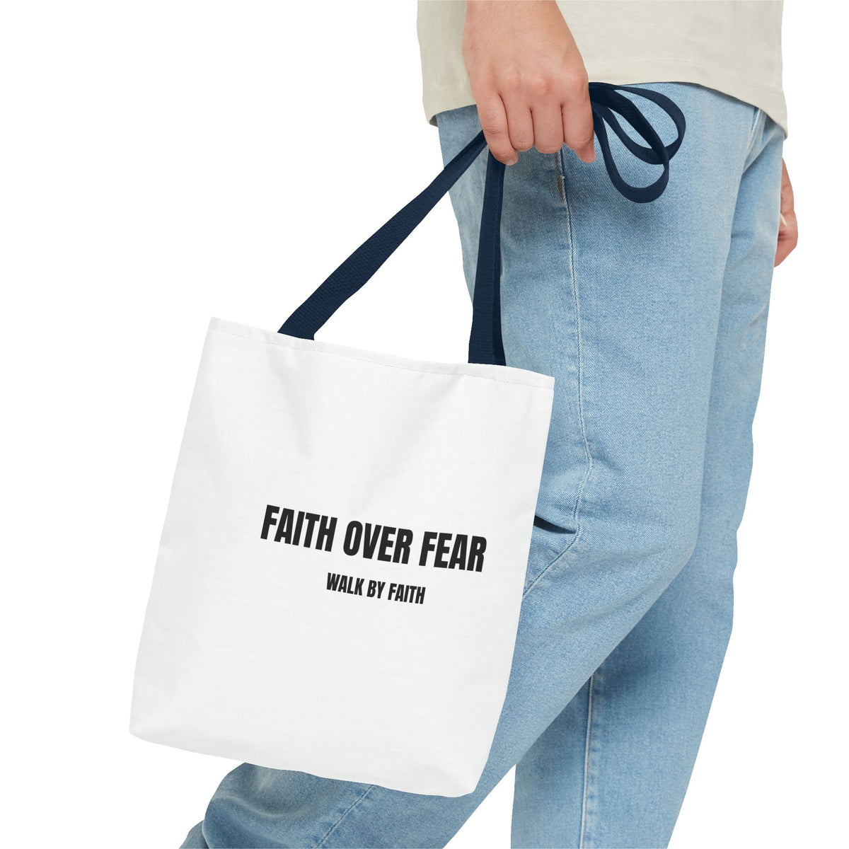 Faith Over Fear Tote Bag