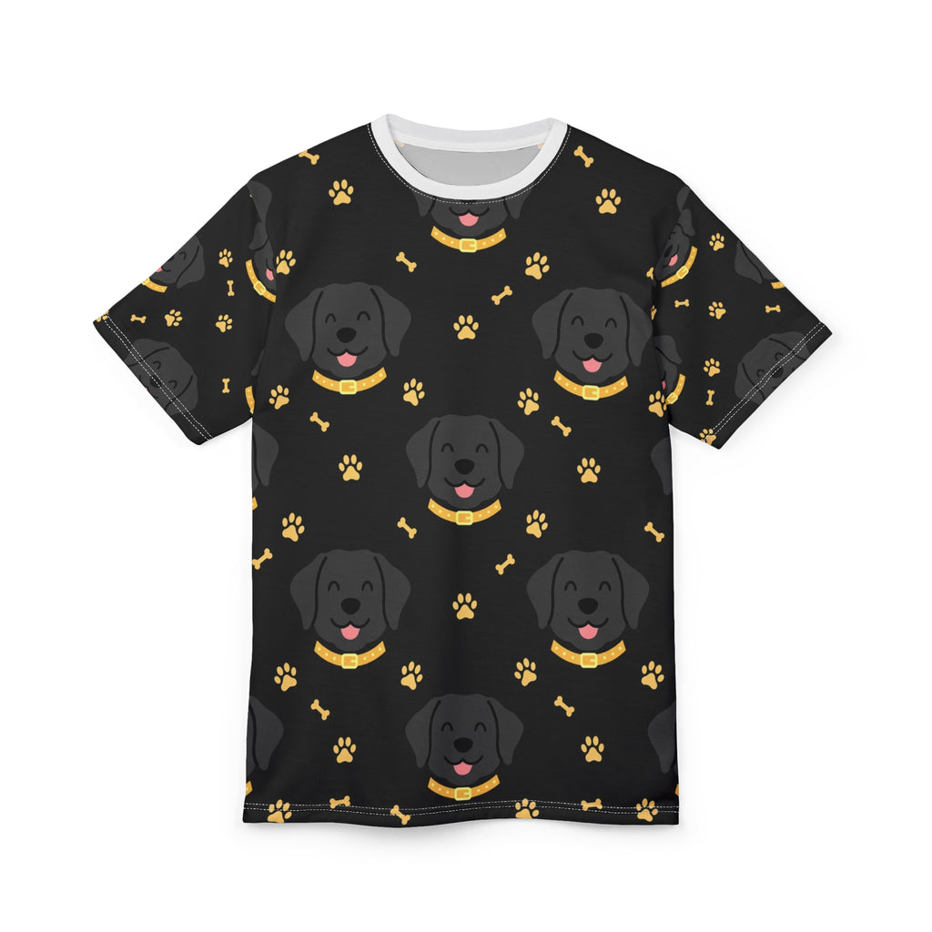 Black Lab Pattern All-Over Tee