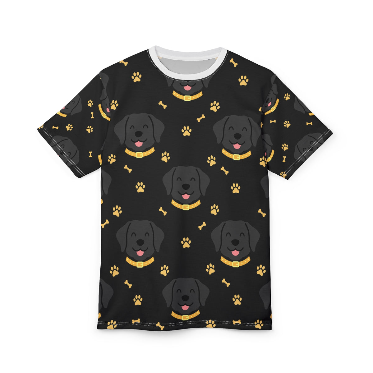 Black Lab Pattern All-Over Tee