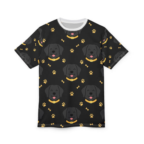 Black Lab Pattern All-Over Tee