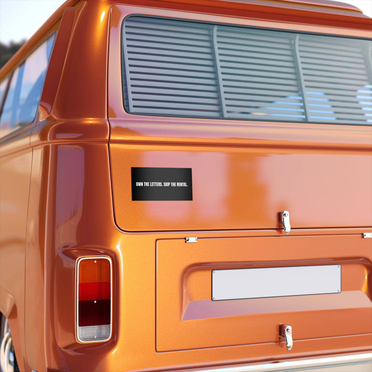 Own The Letters Bumper Sticker