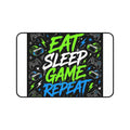 Eat Sleep Game Repeat Gaming Desk Mat
