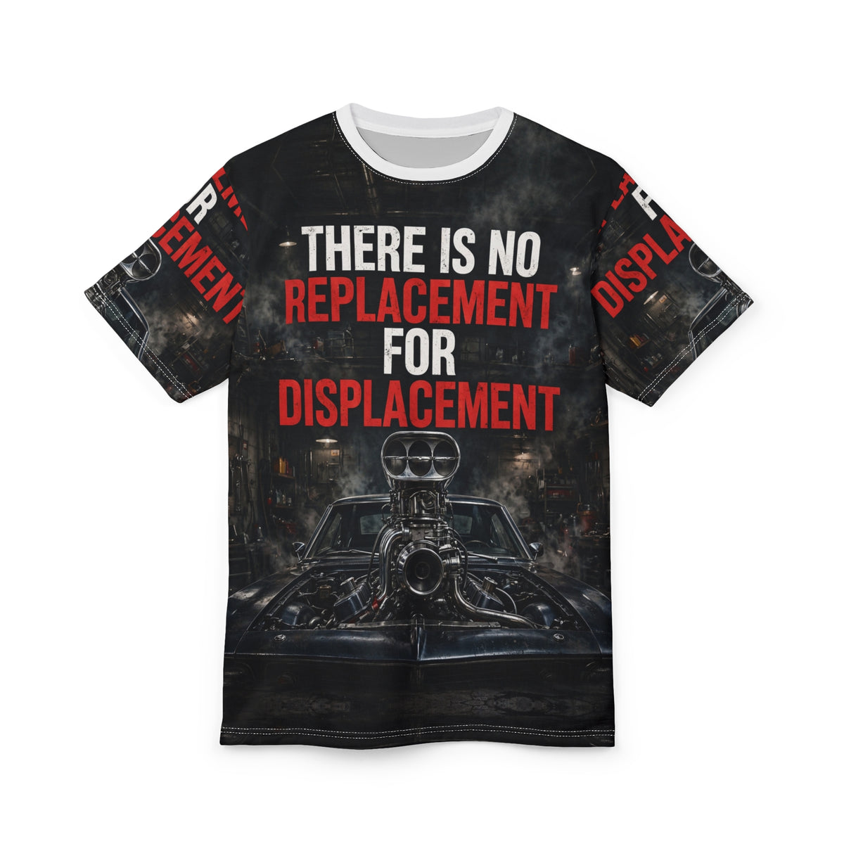 No Replacement For Displacement All-Over Tee