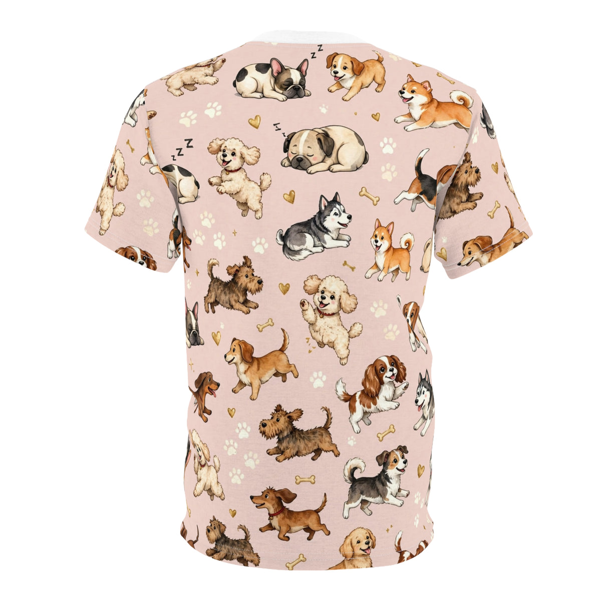Pink Pups All-Over Tee