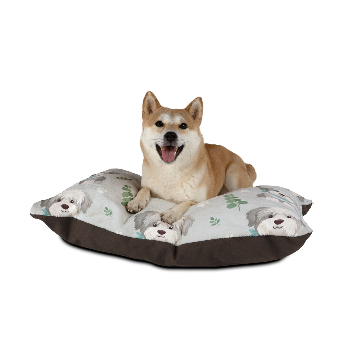 Shaggy Dog Pattern Pet Bed | DeMichele Homewares