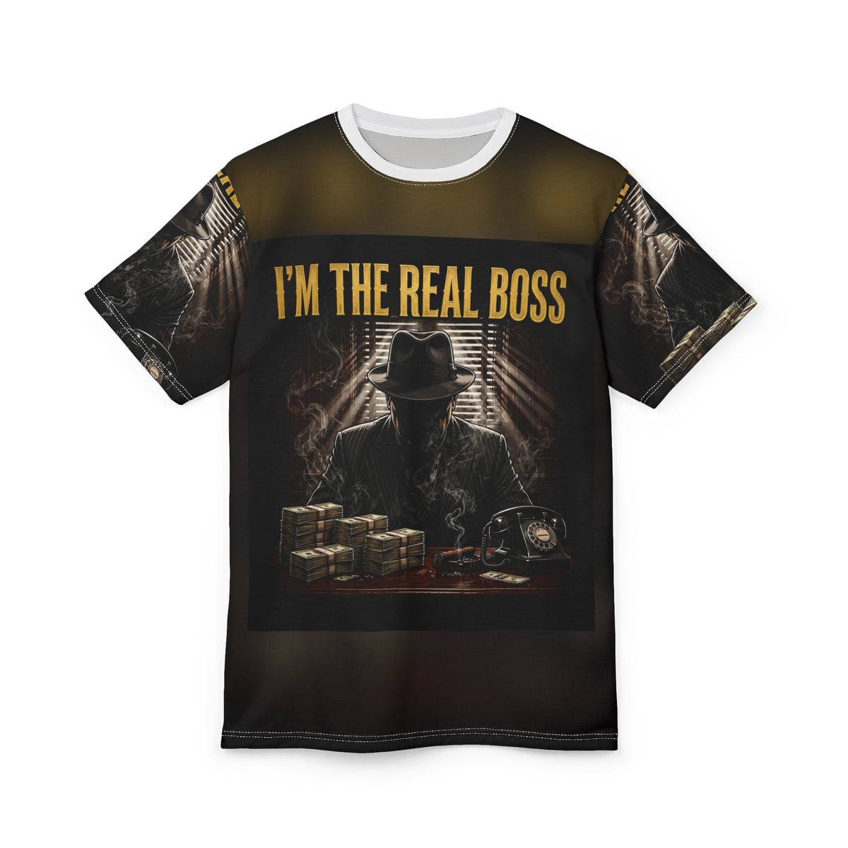 I'm The Real Boss All-Over Tee