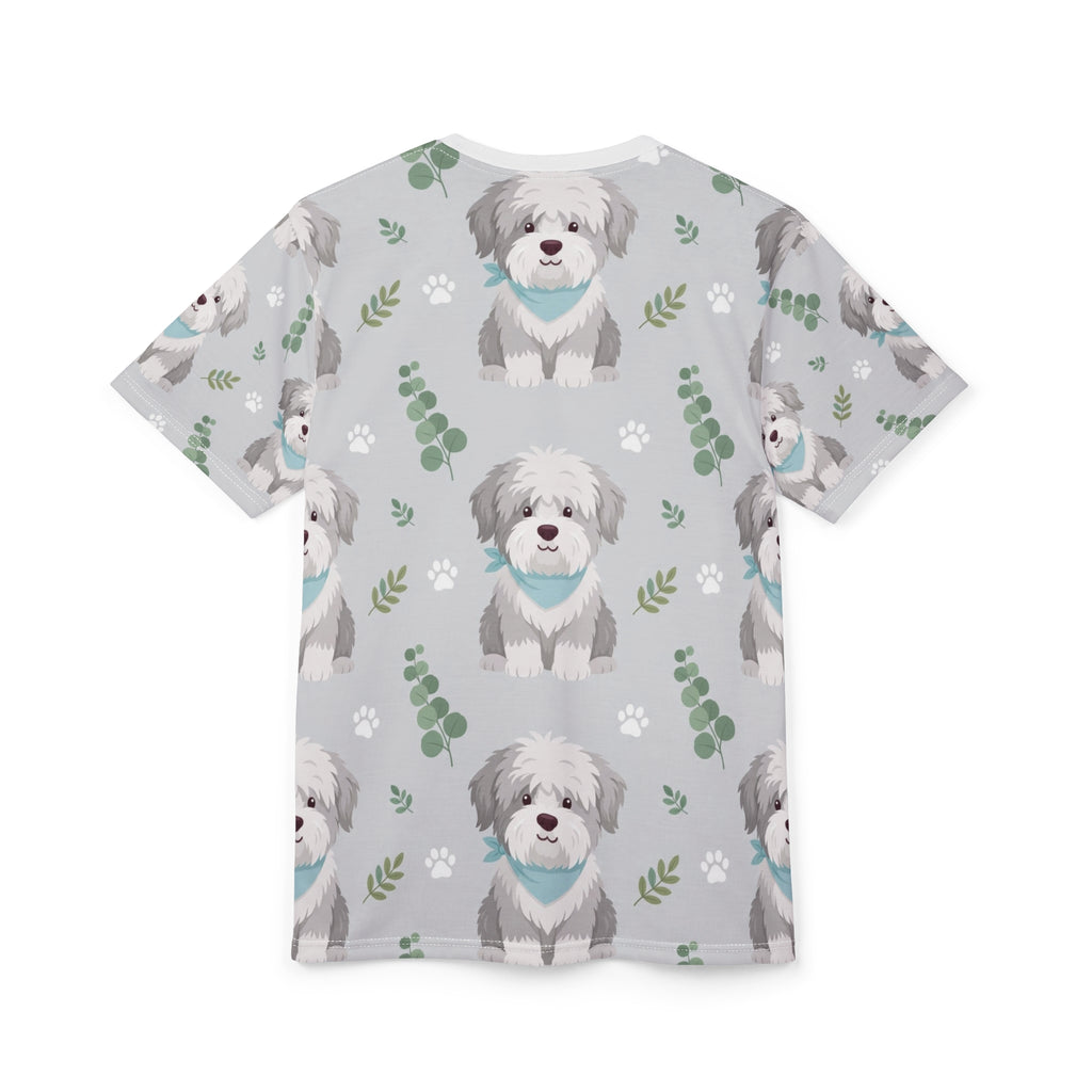 Sheepdog Pattern All-Over Tee