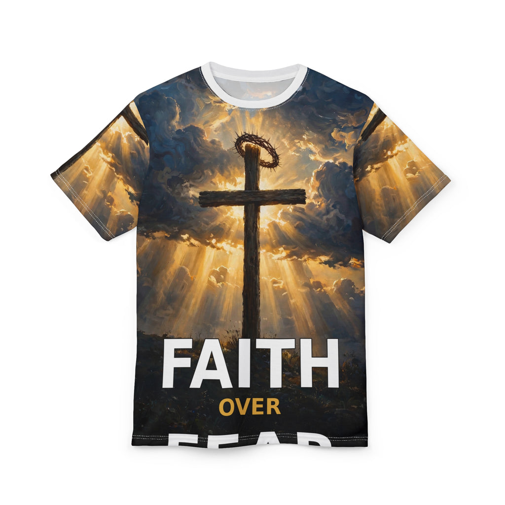 Faith Over Fear — All-Over Print Tee