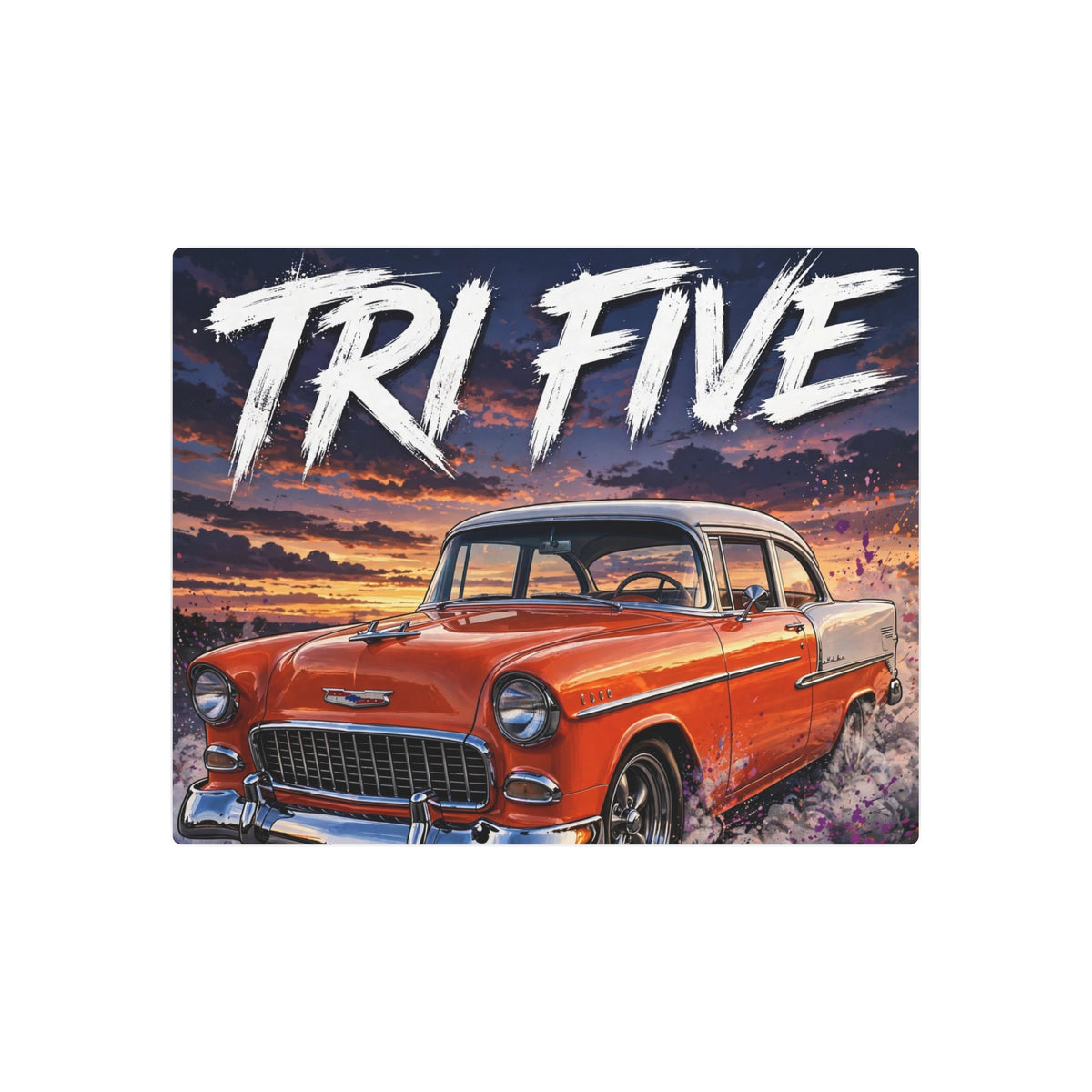 TRI FIVE Metal Sign