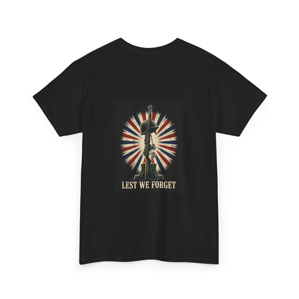 Fallen Soldier Memorial Tee — Lest We Forget