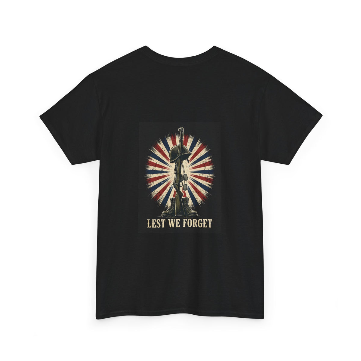 Fallen Soldier Memorial Tee — Lest We Forget