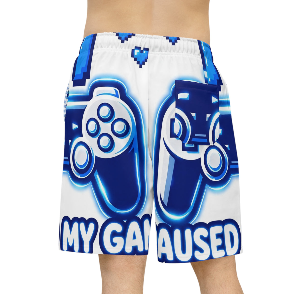 I Paused My Game All-Over Shorts