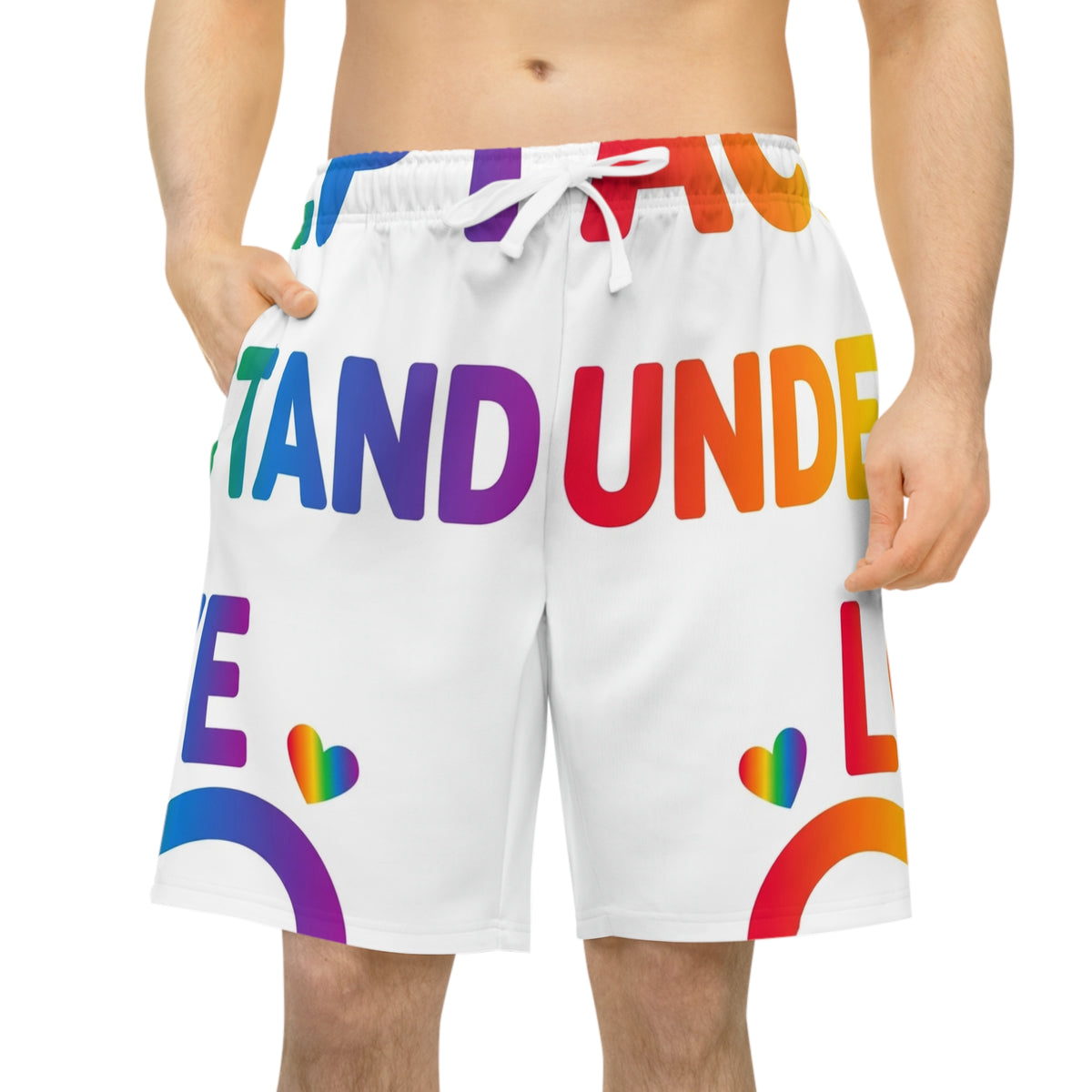 Accept Understand Love All-Over Shorts