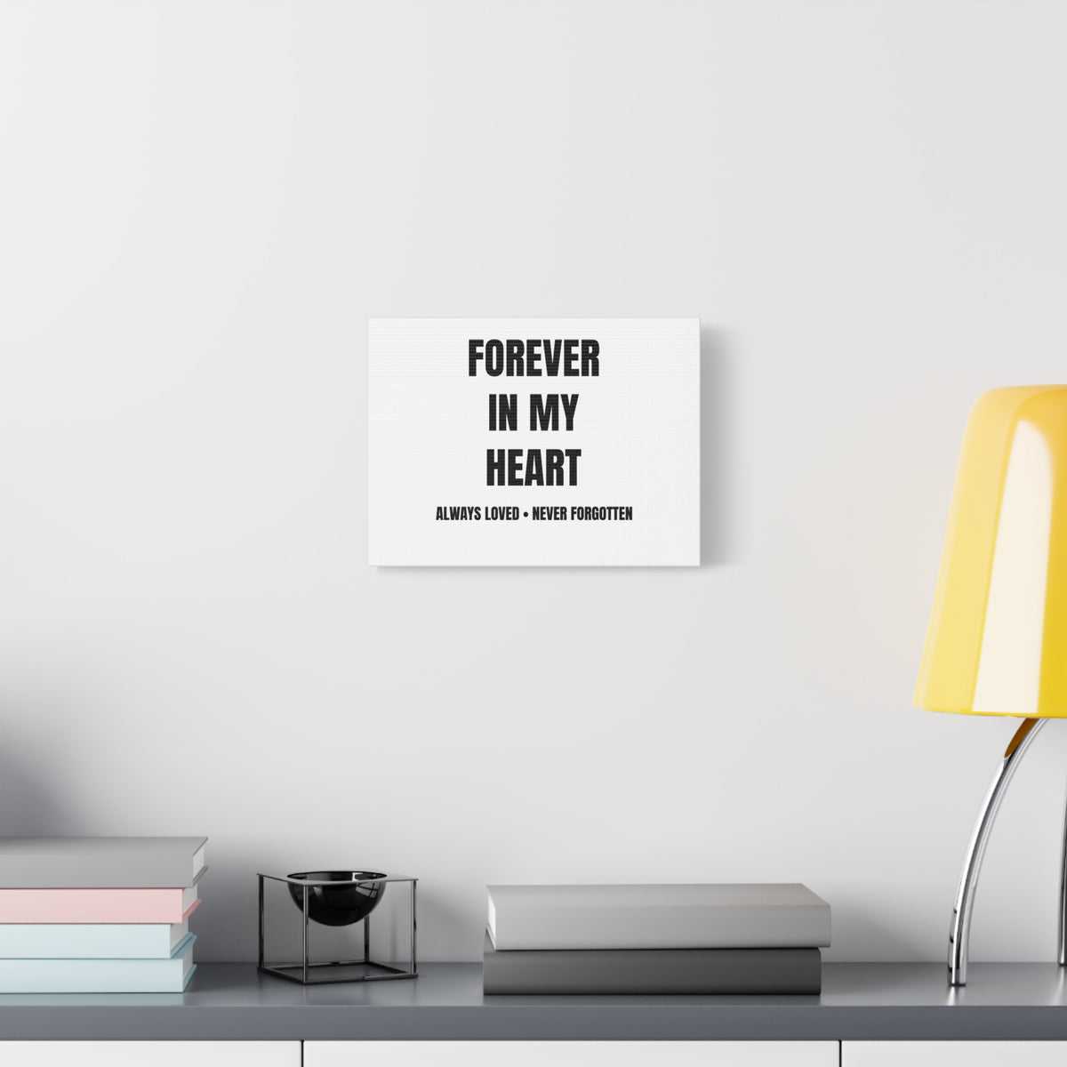 Forever In My Heart Pet Memorial Canvas